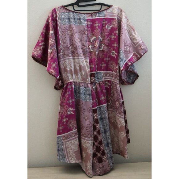 Intimately Free People OB1963838 Women's Sz M Mauve Oasis Wrap Romper - Picture 2 of 9